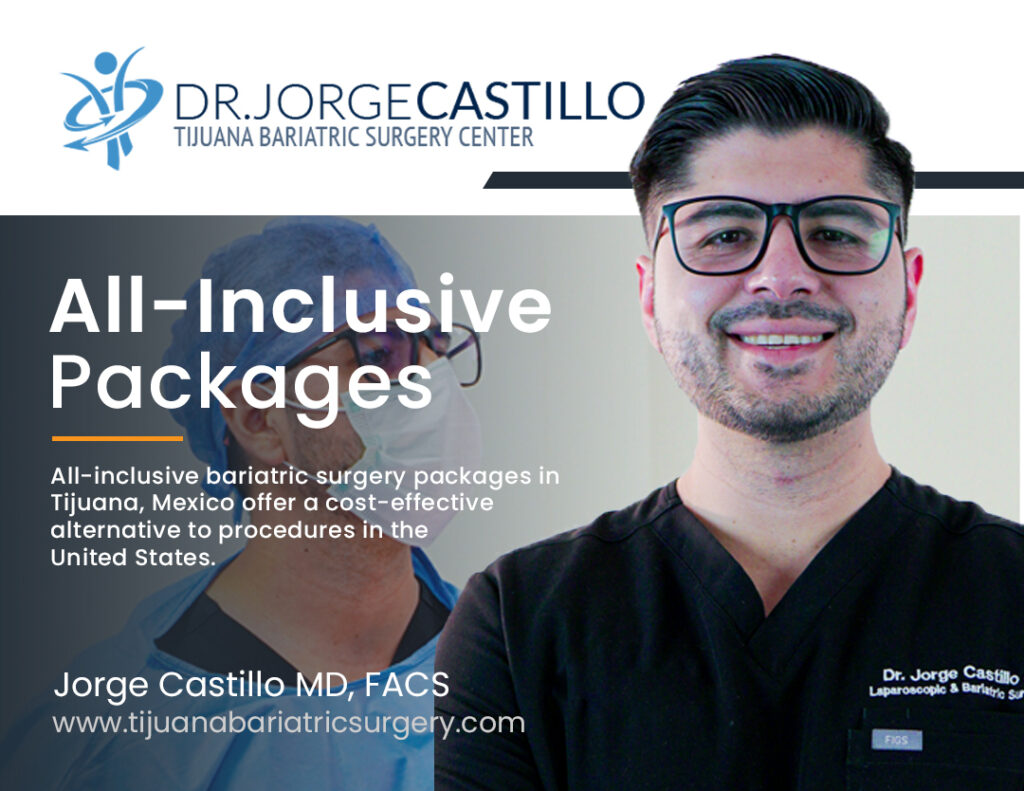 All-inclusive bariatric surgery packages in Tijuana, Mexico offer a cost-effective alternative to procedures in the United States, with options like gastric sleeve and gastric bypass. These packages typically include hospital fees, surgical team costs, pre- and post-operative care, and sometimes accommodation and transportation.